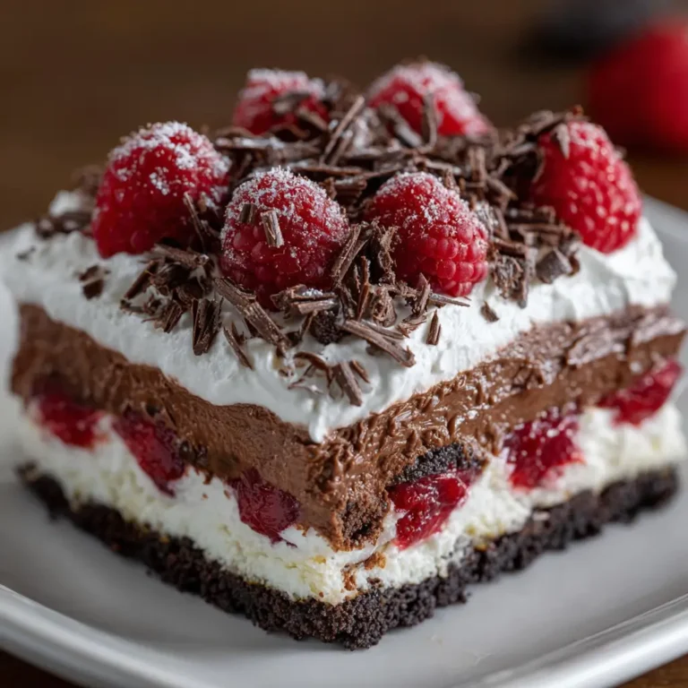 Raspberry Chocolate Lasagna
