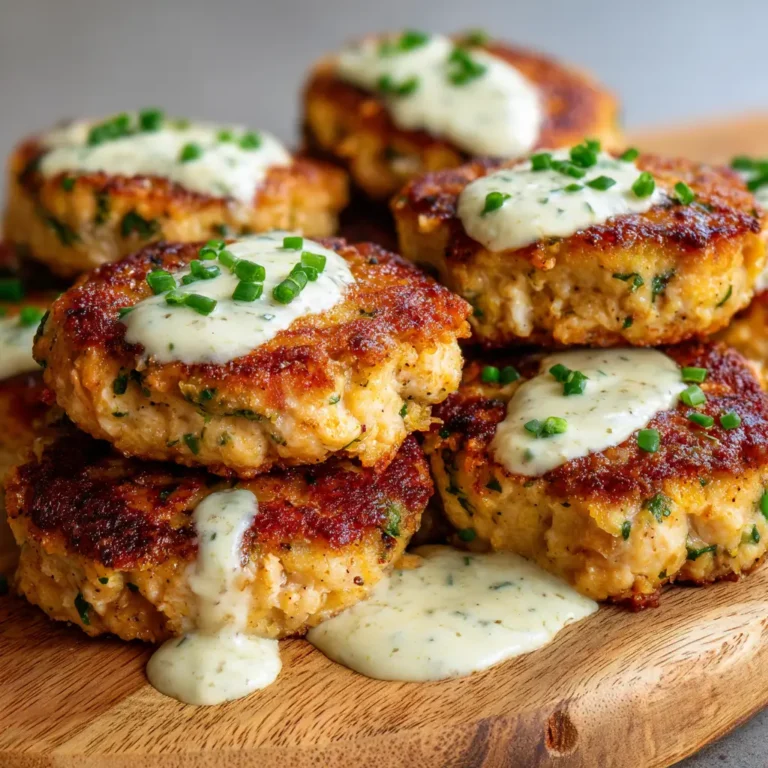 Salmon Cakes with Chive and Garlic Sauce: A Flavorful Delight