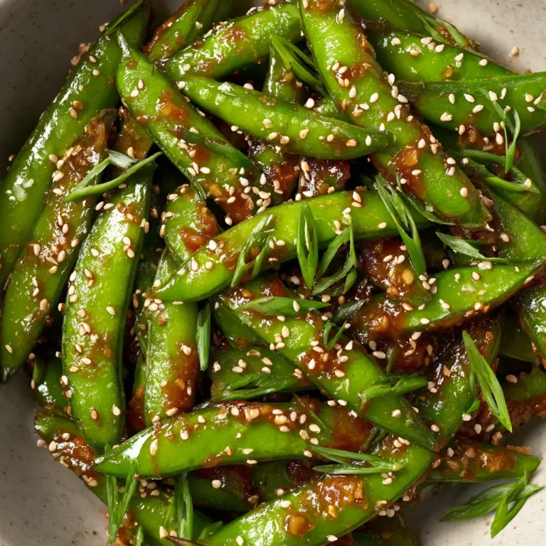 Sesame Ginger Snap Peas: A Flavorful and Crunchy Delight