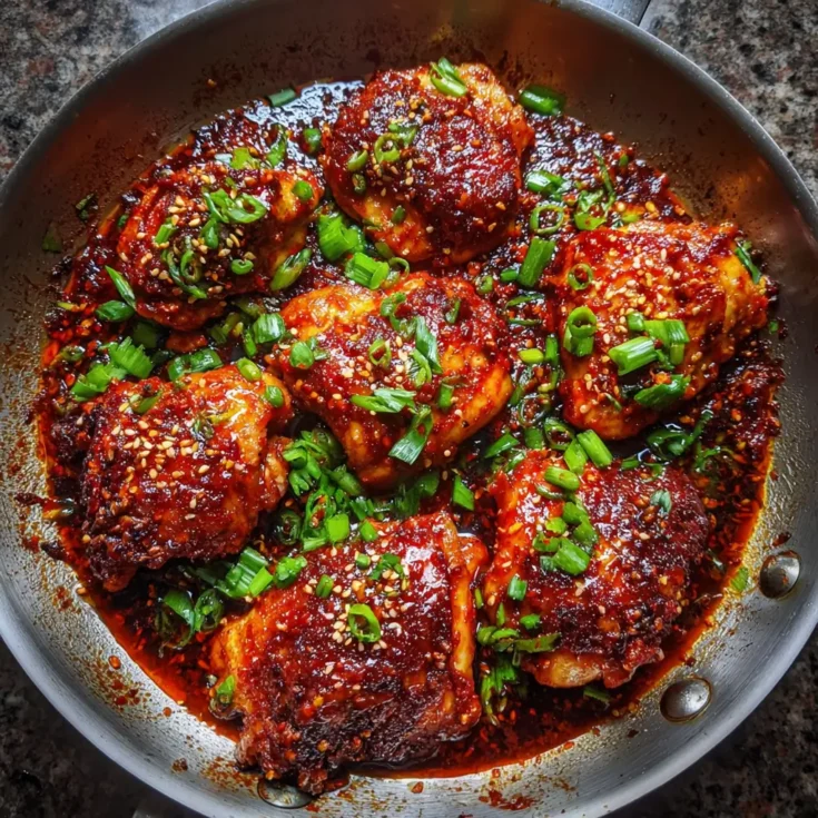 Spicy Korean Fire Chicken (Buldak)