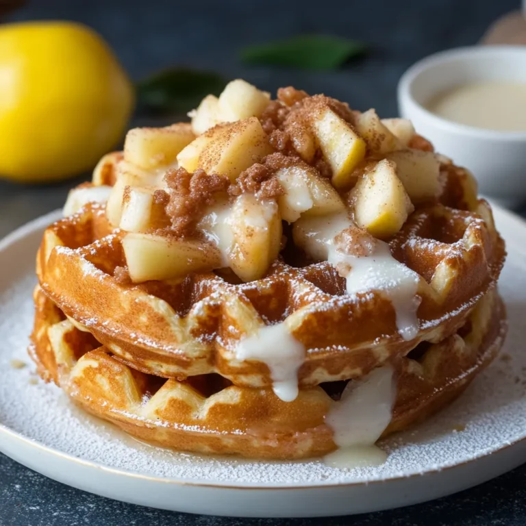 Apple Fritter Waffle Donut Delight: A Unique Culinary Experience
