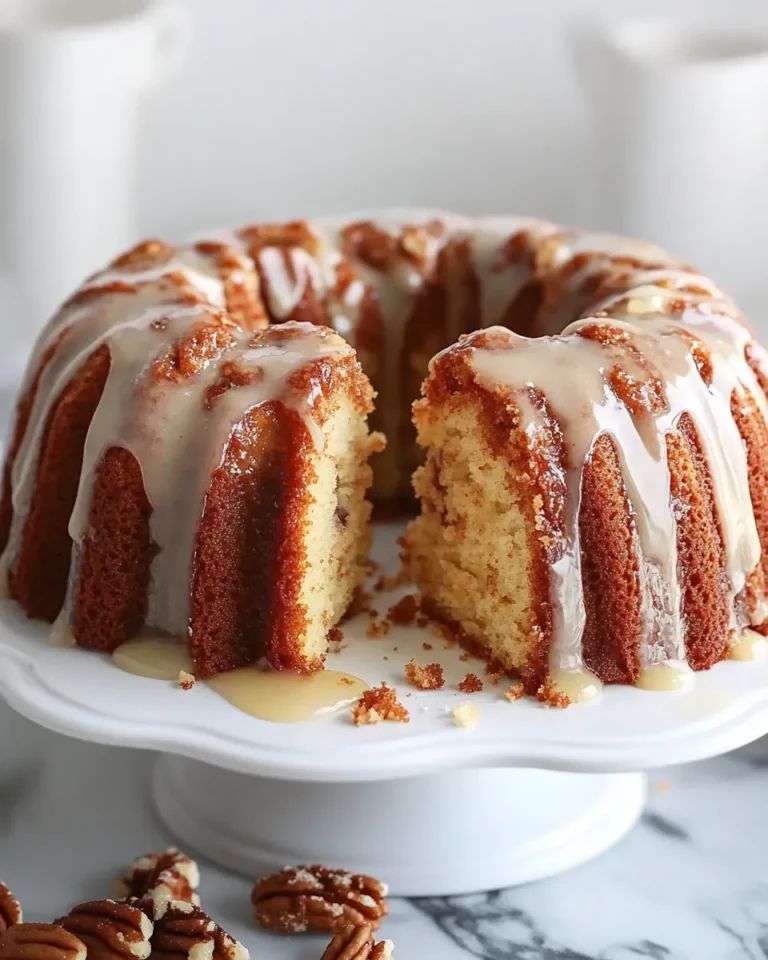 Honey Bun Cake with Vanilla Glaze: A Delightful Treat