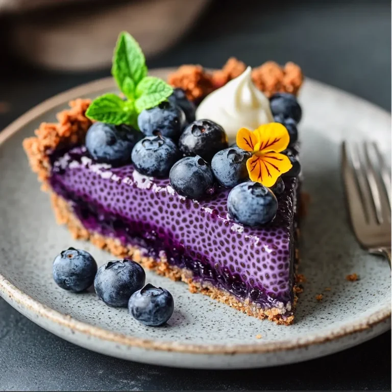 Blueberry Chia Pie: A Deliciously Healthy Dessert