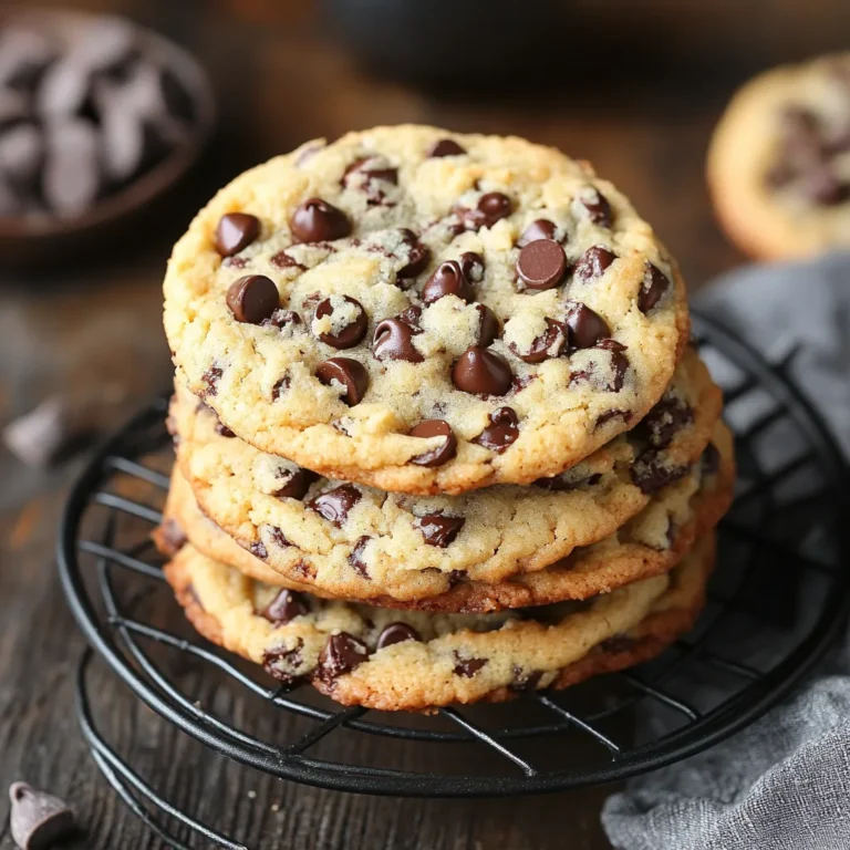 Crumbl-Style Chocolate Chip Cookies