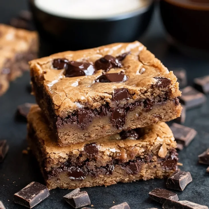 Espresso Chocolate Chunk Blondies