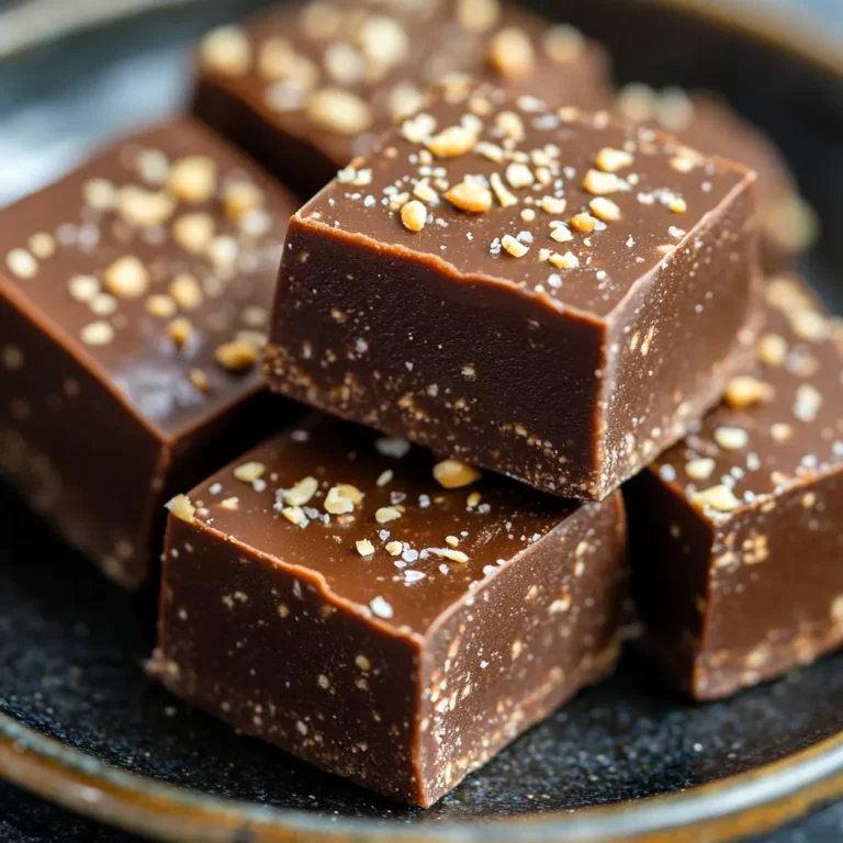 No-Bake Chocolate Tahini Fudge Squares