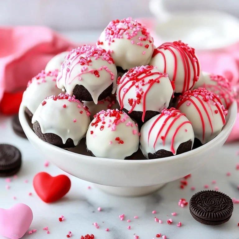 No-Bake Valentine Oreo Truffles