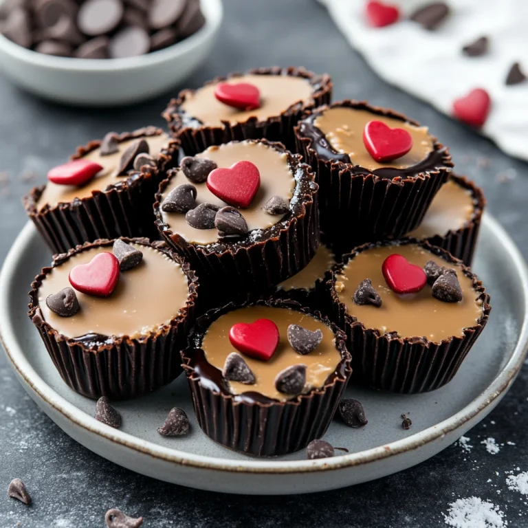 No-Bake Valentine Peanut Butter Cups: A Sweet Treat for Your Loved Ones