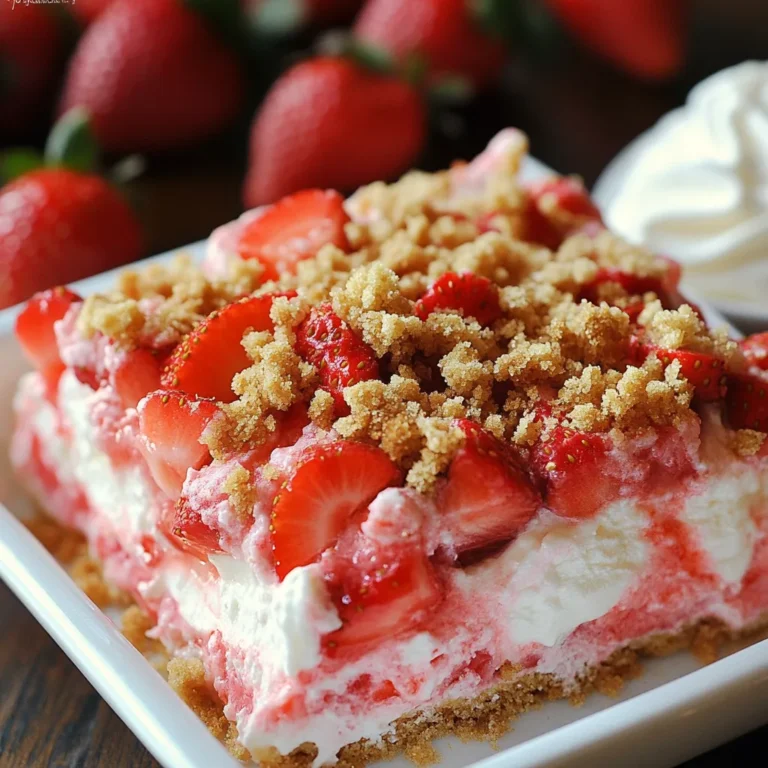 Strawberry Crunch Dessert: A Delightful Treat for Any Occasion