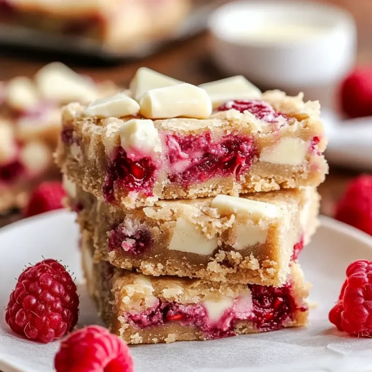Raspberry White Chocolate Blondies: A Delightful Treat for Any Occasion