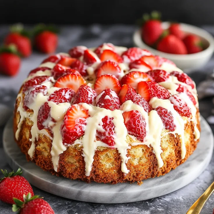 Strawberry Cream Cheese Coffee Cake