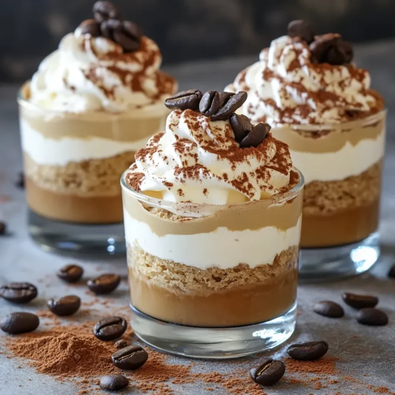 No-Bake Cappuccino Dessert Cups