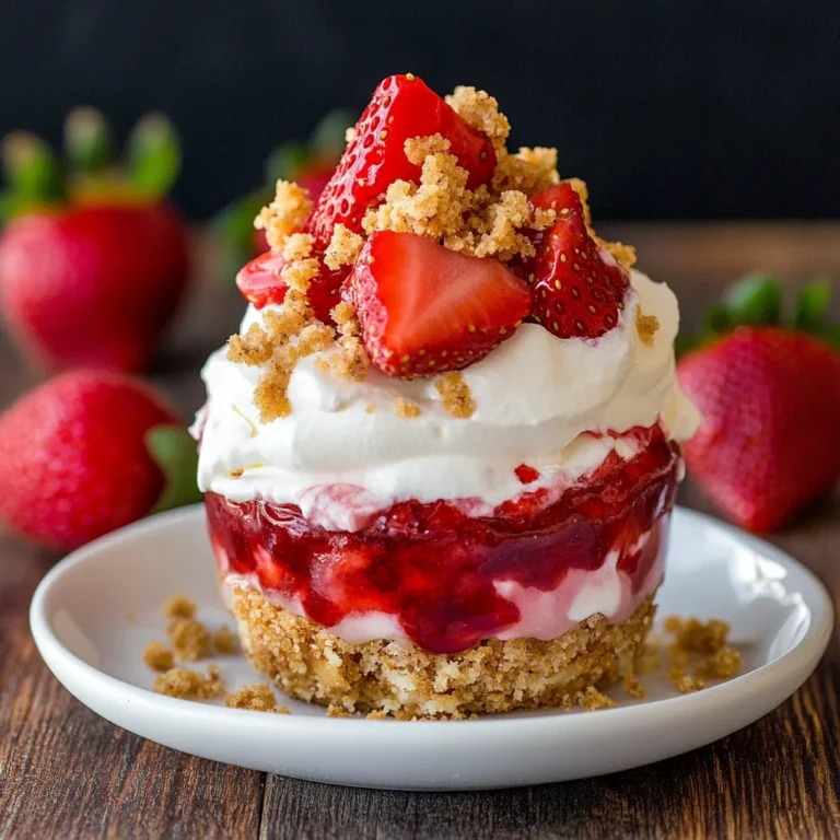 Strawberry Crunch Cheesecake Cups