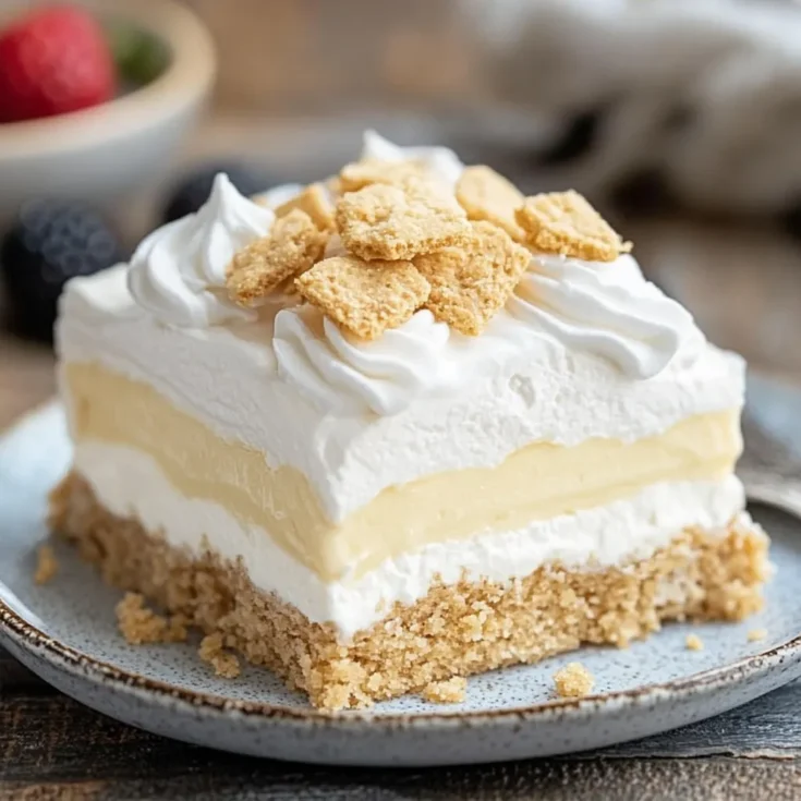 No-Bake Vanilla Pudding Layer Cake
