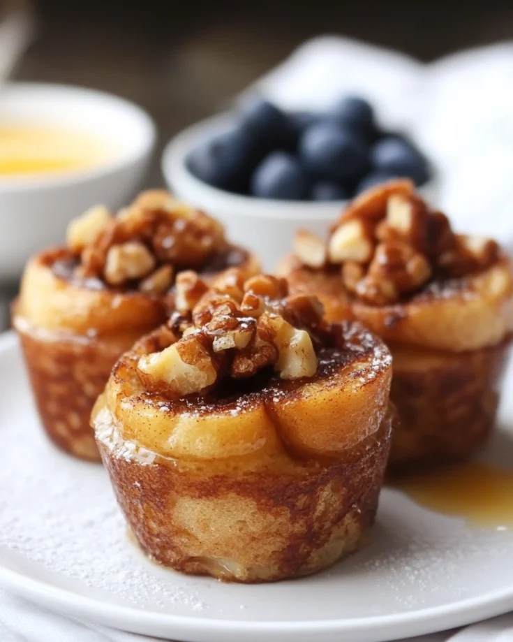 Baked French Toast Muffin Cups