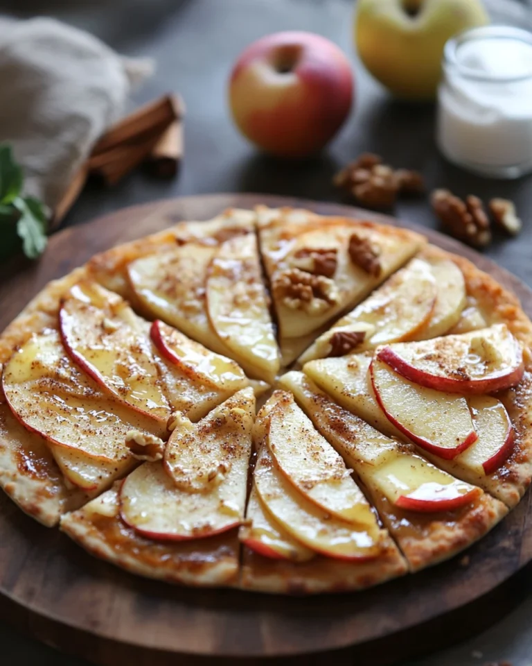 Maple Apple Cinnamon Breakfast Flatbread