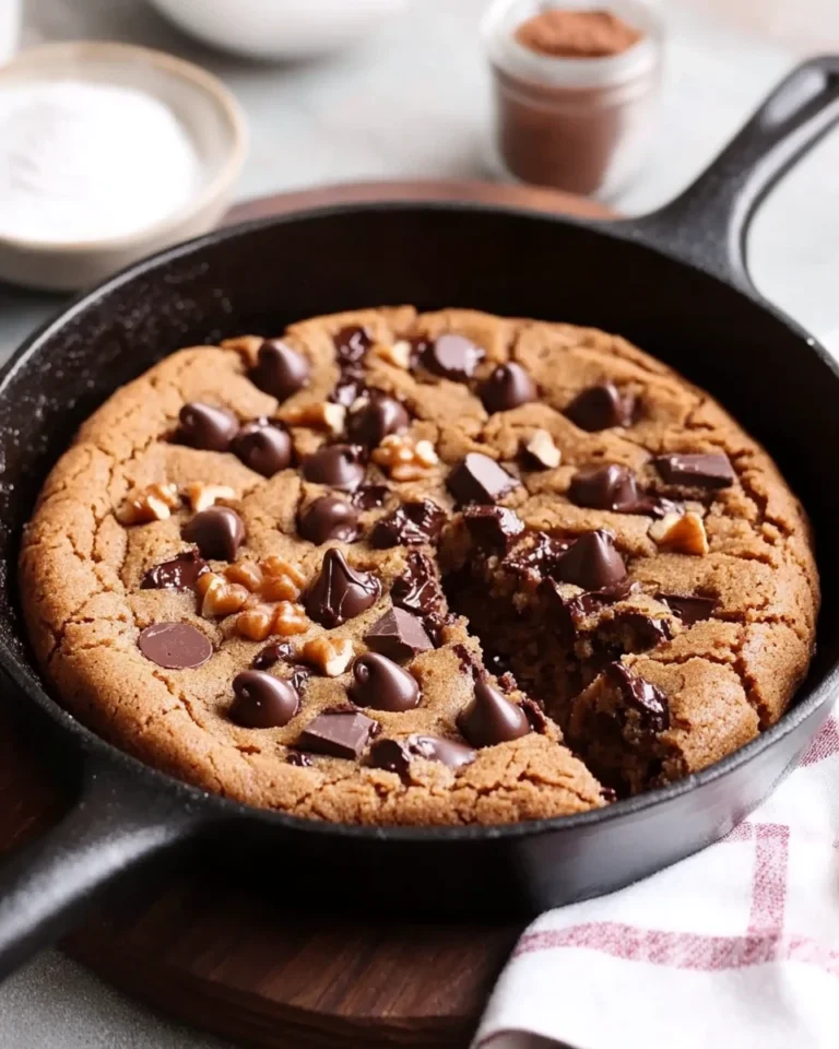 Chocolate Chip Skillet Cookie Dessert
