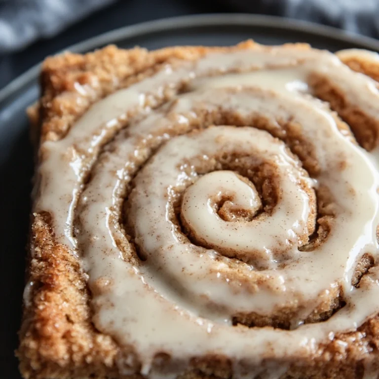 Brown Butter Cinnamon Roll Snack Cake