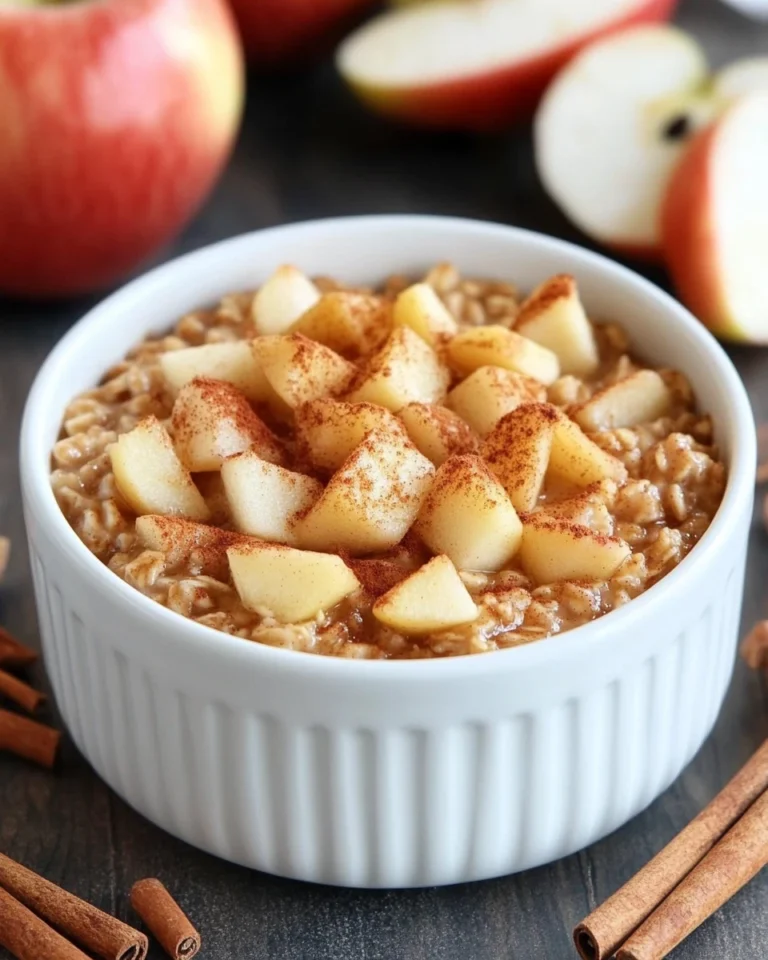 Apple Cinnamon Protein Baked Oats