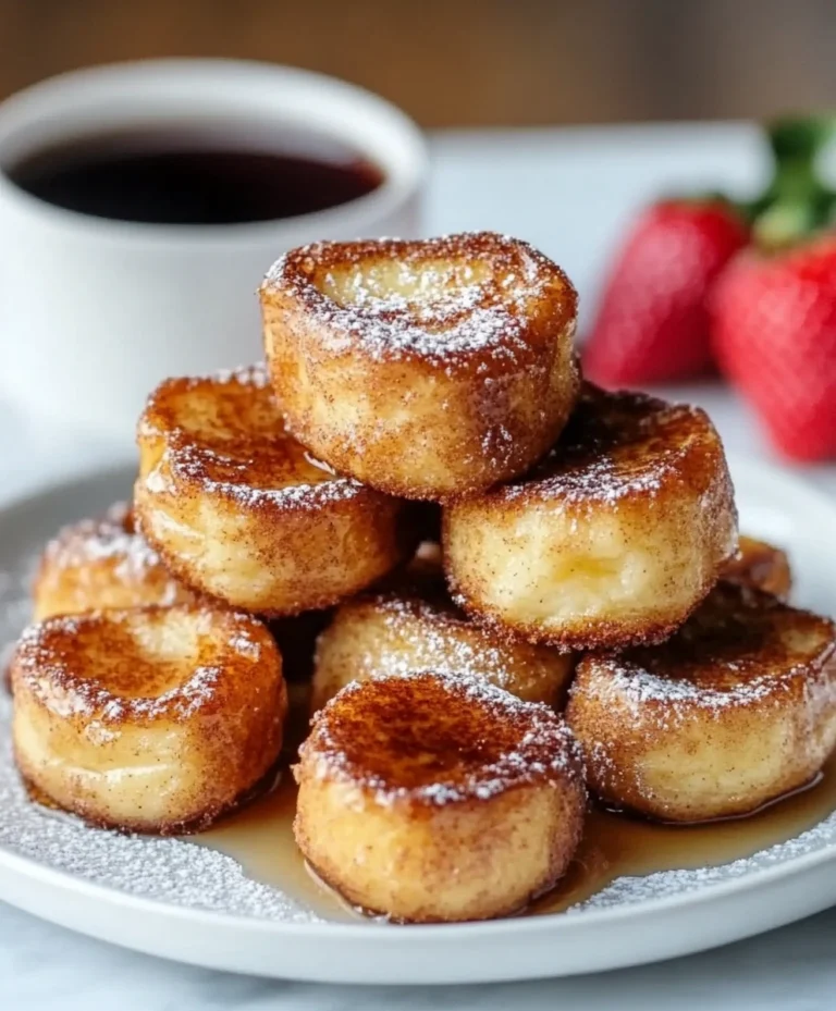 Cinnamon Sugar Protein French Toast Bites