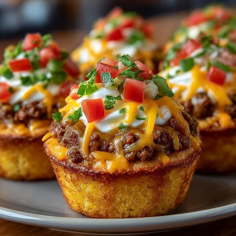 Mini Taco Beef and Cheese Cupcakes: A Delicious Twist on a Classic Favorite