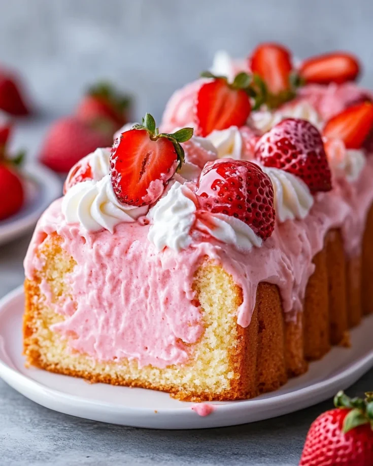 Strawberry Milkshake Pound Cake: A Delicious Twist on a Classic Dessert