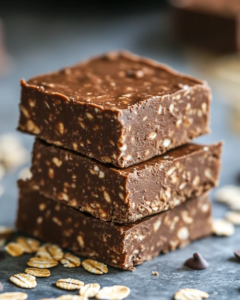 No-Bake Peanut Butter Cocoa Oat Squares