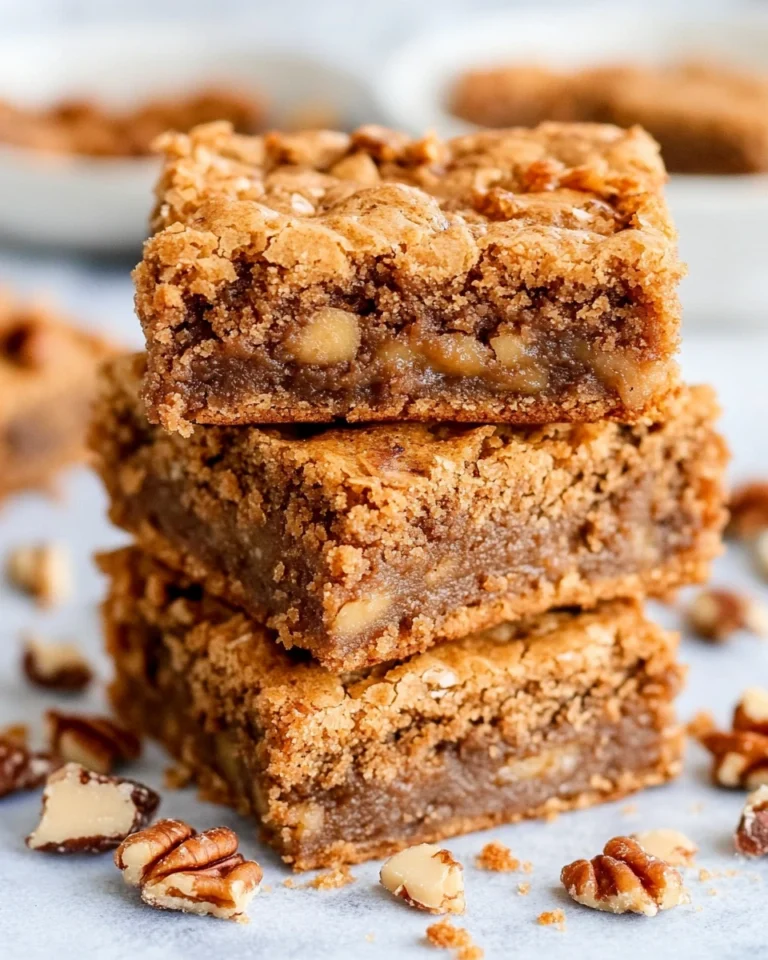 Brown Butter Toffee Crunch Blondies