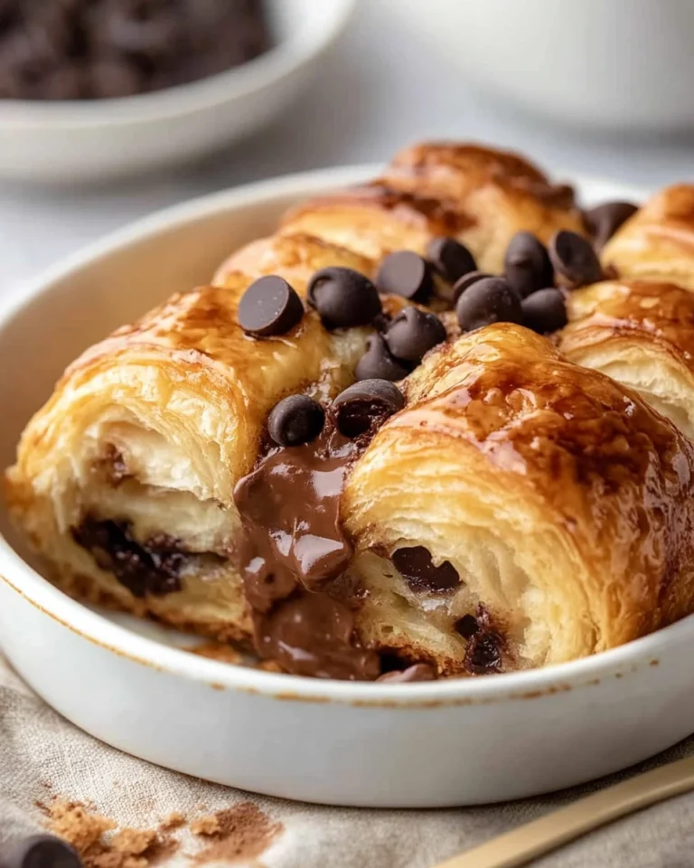 Chocolate Chip Croissant Bread Bake