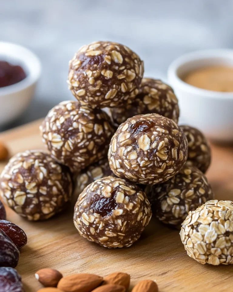 No-Bake Date Peanut Butter Breakfast Bites