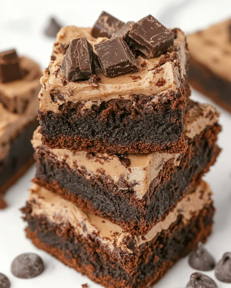 Cookies & Cream Fudge Frosted Brownies