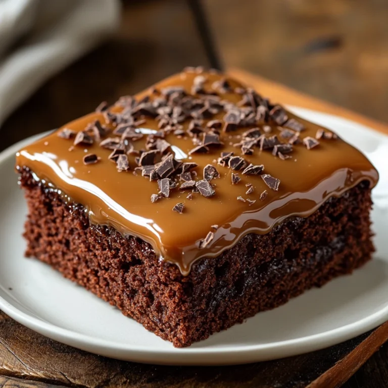 Salted Caramel Mocha Snack Cake