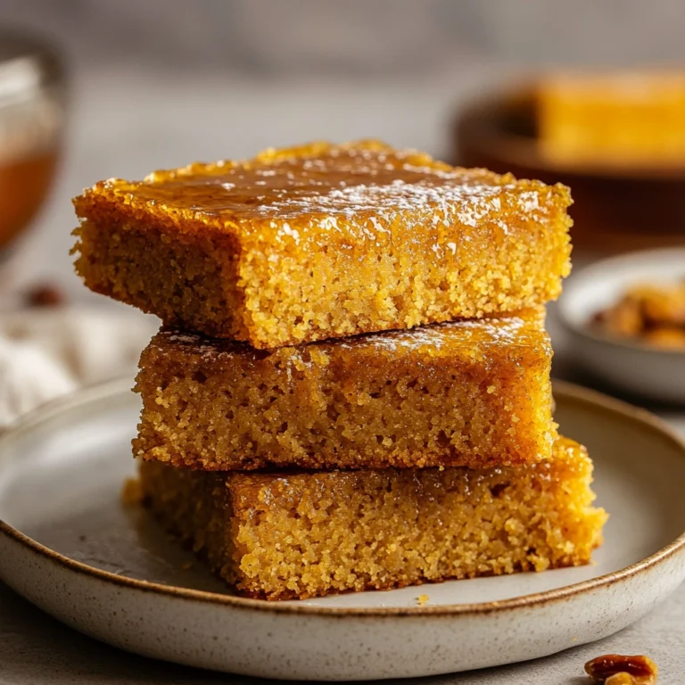 Hot Honey Cornbread Blondie Bars: A Sweet and Spicy Treat