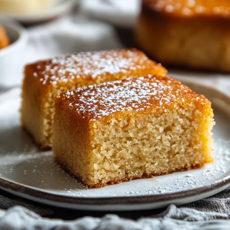 Vanilla Bean Honey Butter Snack Cake