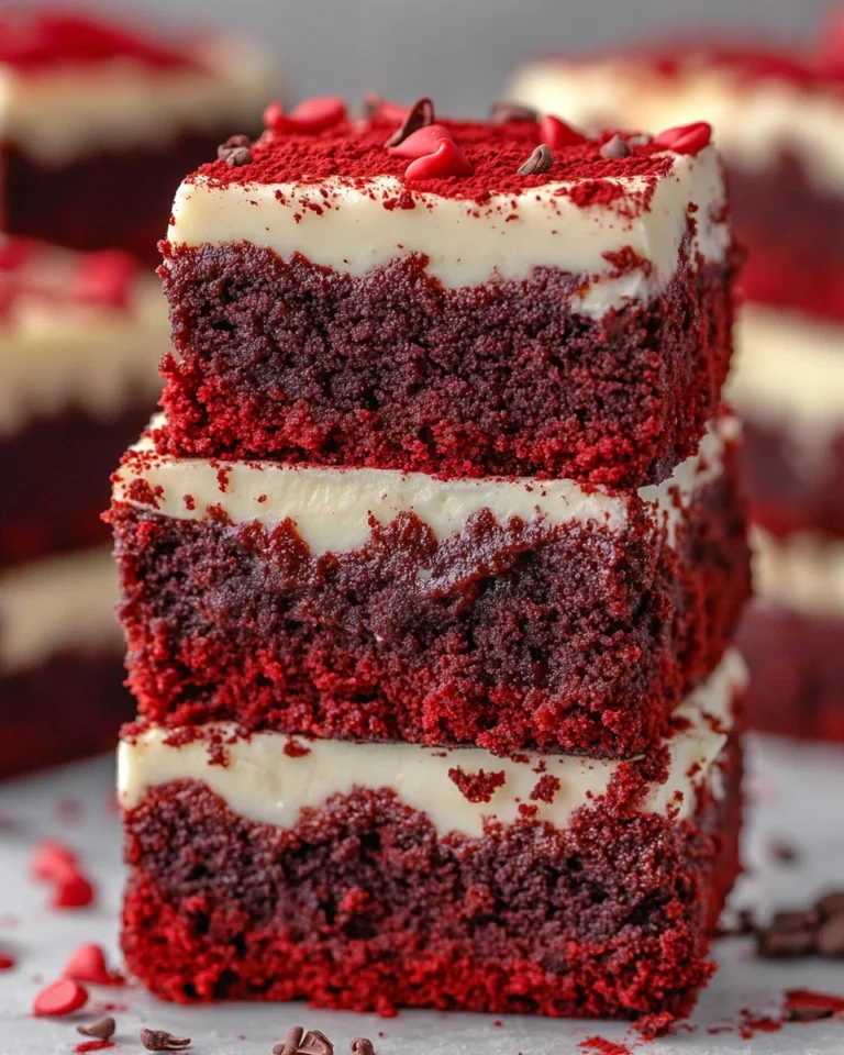 Classic Red Velvet Brownies
