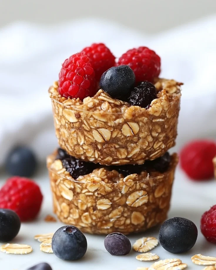 Baked Oatmeal Breakfast Cups