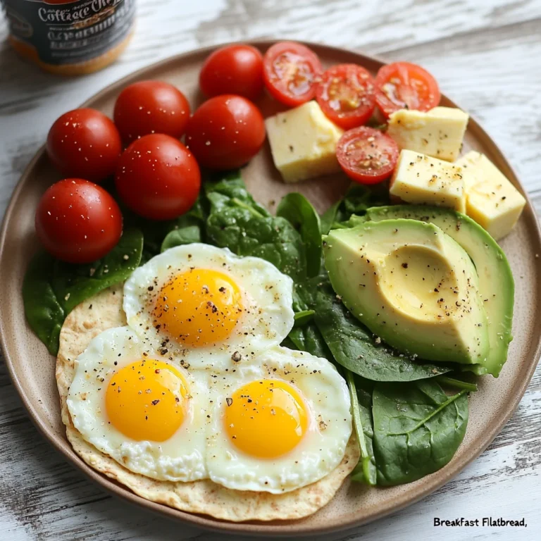 Cottage Cheese Protein Breakfast Flatbread