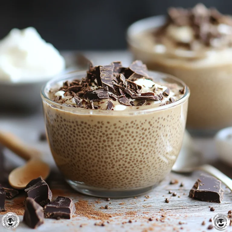 Tiramisu Chia Breakfast Pudding Cups