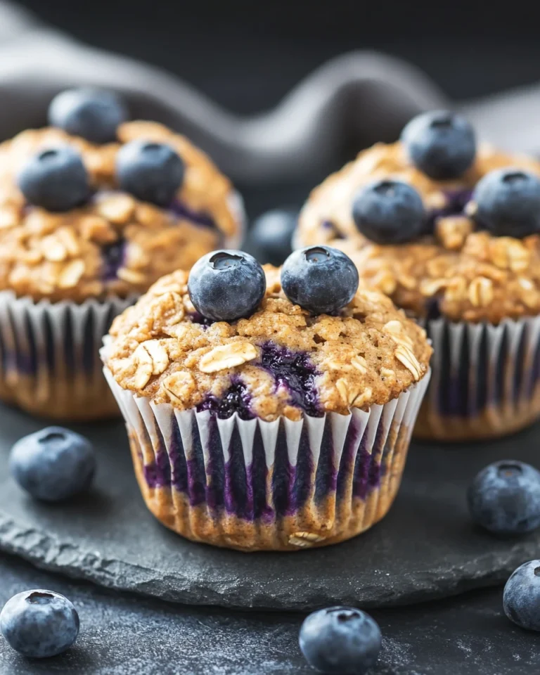 Blueberry Vanilla Protein Breakfast Muffins