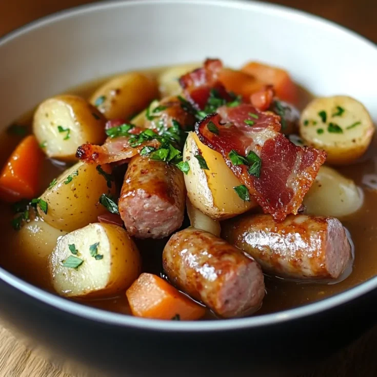 Dublin Coddle Sausage Bacon Stew