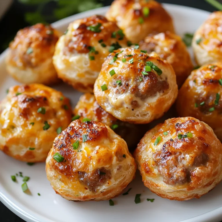 Sausage Cream Cheese Bites Recipe