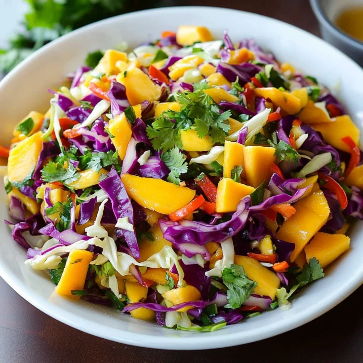 Fresh Mango Slaw Salad Recipe