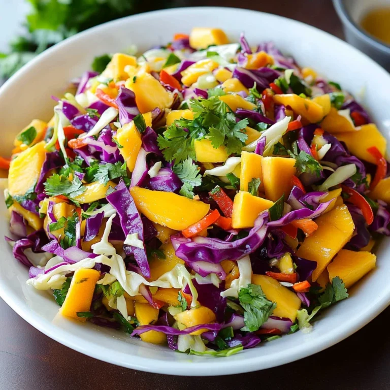 Fresh Mango Slaw Salad Recipe